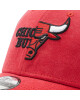 New Era Шапка с козирка Chicago Bulls Split Logo 9Forty 60240445 Червен - Mera.bg