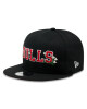 New Era Шапка с козирка Chicago Bulls Flower Wordmark 60358092 Черен - Mera.bg