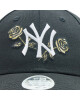 New Era Шапка с козирка Floral Metalli 60298688 Черен - Mera.bg