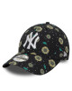 New Era Шапка с козирка Kids Floral Aop 940 Ne 60503478 M Черен - Mera.bg