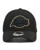 New Era Шапка с козирка La Lakers Metallic Pop 9Forty 60222381 Черен - Mera.bg