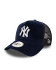 New Era Шапка с козирка MLB Cord Trucker Ne 60565523 Тъмносин - Mera.bg