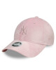 New Era Шапка с козирка New York Yankees Diamante Velour 9Forty 60595353 Розов - Mera.bg