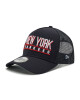 New Era Шапка с козирка New York Yankees Graphic Logo A-Frame Trucker 60222488 Тъмносин - Mera.bg