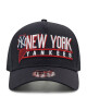 New Era Шапка с козирка New York Yankees Graphic Logo A-Frame Trucker 60222488 Тъмносин - Mera.bg