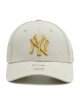 New Era Шапка с козирка New York Yankees Metallic 60222491 Бежов - Mera.bg