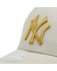 New Era Шапка с козирка New York Yankees Metallic 60222491 Бежов - Mera.bg