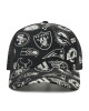 New Era Шапка с козирка Nfl All Over Print A-Frame Trucker 60222274 Черен - Mera.bg
