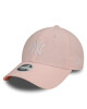 New Era Шапка с козирка Wmns Mlb Linen 940 Nyy 60503462 Розов - Mera.bg