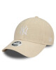New Era Шапка с козирка Wmns Mlb Linen 940 Nyy 60503463 Бежов - Mera.bg