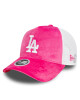 New Era Шапка с козирка Wmns Velour Trucker La Dodgers 60503425 Розов - Mera.bg