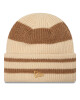 New Era Шапка Stripe Cuff Knit Beanie 60580764 Бежов - Mera.bg