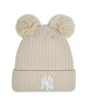 New Era Шапка Wmns Double Pom Beanie Nyy 60364292 Бежов - Mera.bg