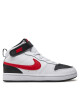 Nike Обувки Court Borough Mid 2 (PSV) CD7783 110 White/University Red/Black - Mera.bg