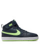 Nike Обувки Court Borough Mid 2 (PSV) CD7783 403 Dark Obsidian/Lime Blast/White - Mera.bg