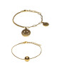 ONLY Комплект 2 гривни Mimi 15298246 Gold Colour 4259917 - Mera.bg