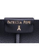 Patrizia Pepe Дамска чанта CB8895/L001-K118 Black/Light Gold - Mera.bg