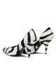 Patrizia Pepe Обувки на ток 2Z0077/L056-X2BD Black/White - Mera.bg