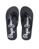 Pepe Jeans Джапанки Bat Beach Brand M PMS70110 Black 999 - Mera.bg