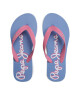 Pepe Jeans Джапанки Bay Beach Claic Brand W PLS70143 Bright Pink 338 - Mera.bg