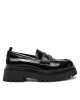 Pepe Jeans лоуфъри с дебела подметка PLS10415 Черен - Mera.bg