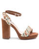 Pepe Jeans Сандали Nika Tubular PLS90401 Cognac 879 - Mera.bg