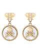 PHILIPP PLEIN Обици Plein Mini Logo PJ2EA08EU Златист - Mera.bg