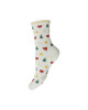 Pieces Чорапи дълги дамски Catya 17132802 Bright White/Decoration - Mera.bg