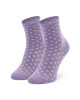 Pieces Чорапи дълги детски Sebby Glitter 17094859 Purple Rose - Mera.bg