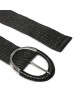 Pieces Дамски колан Pctaryn Waist Straw Belt Noos 17114598 Black - Mera.bg