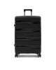 Pierre Cardin Голям куфар 1108 JOY07-28 Черен - Mera.bg