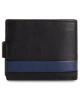 Pierre Cardin Голям мъжки портфейл TILAK26 323A Black/Blue - Mera.bg