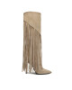 Pinko Ботуши Ambre Stivale PE 23 BLKS1 100572 A0N8 Beige C70 - Mera.bg