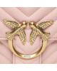 Pinko Дамска чанта Love Bell Classic 100046 A0GK Cipria/Antique Gold 081Q - Mera.bg