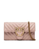 Pinko Дамска чанта Love Wallet Chevron 3 Cl AI 22-23 PLTT 1P22UP A03Z Cipria O81Q - Mera.bg