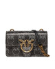 Pinko Дамска чанта Love Mini Shiny Logo AL 22-23 PLTT 1P22YK A03W Titanio/Antique Gold ZZEQ - Mera.bg