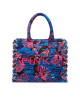 Pinko Дамска чанта Beach Shopping PE 24 PLTT 100782 A0PZ Син - Mera.bg