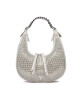 Pinko Дамска чанта Brioche Hobo Mini AI 23-24 PLTT 101433 A159 I30N Сив - Mera.bg