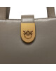 Pinko Дамска чанта Brioche Shopper AI 23-24 PLTT 101804 A106 Сив - Mera.bg