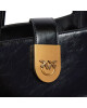 Pinko Дамска чанта Brioche Shopper AI 23-24 PLTT 101804 A106 Черен - Mera.bg