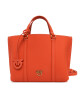 PINKO Дамска чанта Carrie Shopper Classic AI 24-25 PLTT 102833 Червен - Mera.bg