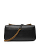 Pinko Дамска чанта Cupido Baguette 101750 A0Q0 Nero/Antique Gold Z99Q - Mera.bg