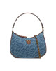 Pinko Дамска чанта Half Moon Mini AI 23-24 PLTT 101523 A138 Bianco/Blu ZG4Q - Mera.bg