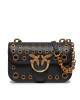 Pinko Дамска чанта Love Bell Mini AI 23-24 PLTT 100048 A17M Черен - Mera.bg