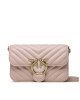 Pinko Дамска чанта Love Bell Mini PE 23 PLTT 100048 A0GK Pink/Dusty Pink/Antique Gold O81Q - Mera.bg
