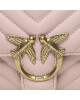 Pinko Дамска чанта Love Bell Mini PE 23 PLTT 100048 A0GK Pink/Dusty Pink/Antique Gold O81Q - Mera.bg