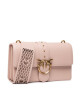 Pinko Дамска чанта Love Classic Icon Simply 3 FL PE 22 PLTT 1P22K0 Y7SP Cipria O81Q - Mera.bg
