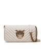 Pinko Дамска чанта Love Click Baguette Mini PE 23 PLTT 100068 A0GK Бял - Mera.bg
