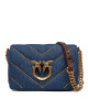 Pinko Дамска чанта Love Click Mini AI 23-24 PLTT 100067 A1BT Denim Blu DN4Q - Mera.bg