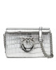PINKO Дамска чанта Love Click Mini AI 24-25 PLTT 100067 A1W5 Сребрист - Mera.bg